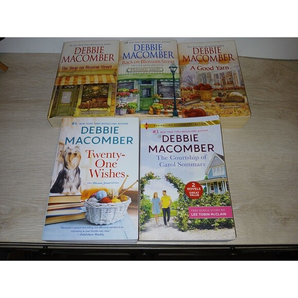 Lot of 5 Paperback Books by Debbie Macomber Romance 4 Are Blossom Street Series - Picture 10 of 13